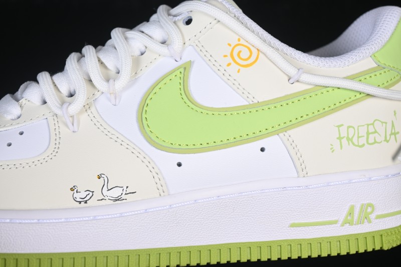 Nike Air Force 1 '07 Low Casual Skateboarding Shoes with Hand-Drawn Graphic Details - YY2024-315