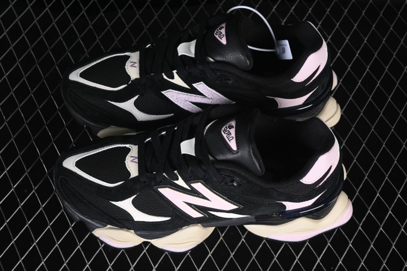 New Balance Retro Running Shoes with ABZORB Cushion and Suede Mesh Upper - U9060JBR