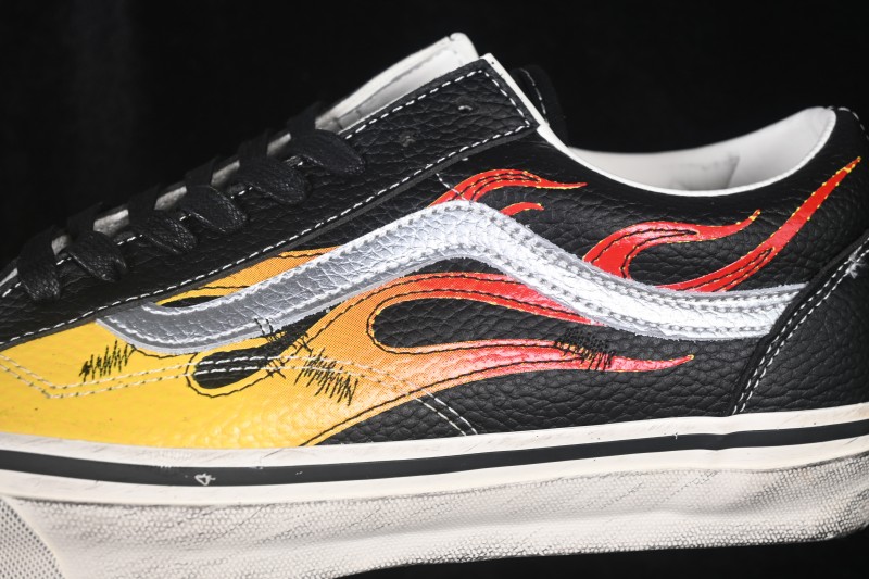 Vans Old Skool Flame Series Low-Top Casual Skateboarding Shoes - VN000D9RCJK
