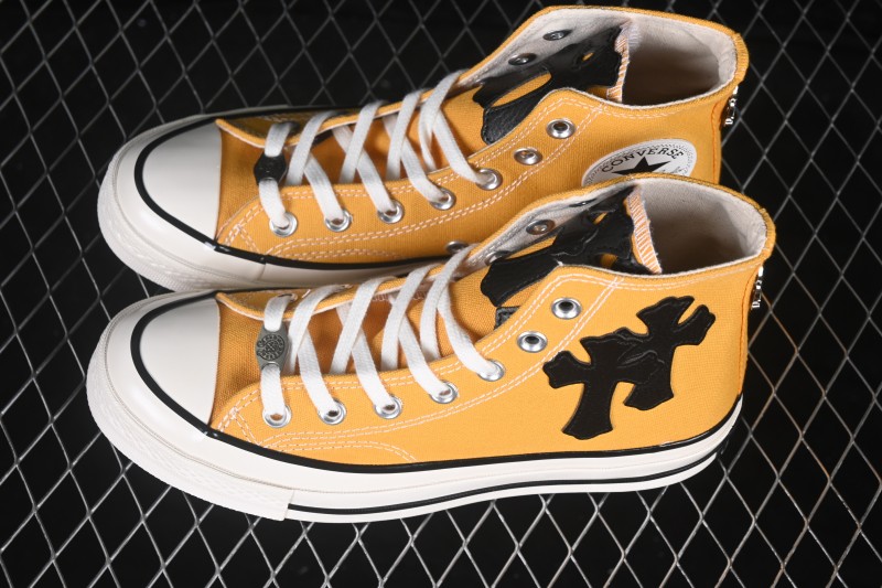 Converse Chuck 1970s Chrome Hearts High-Top Casual Skate Shoes - 162054C