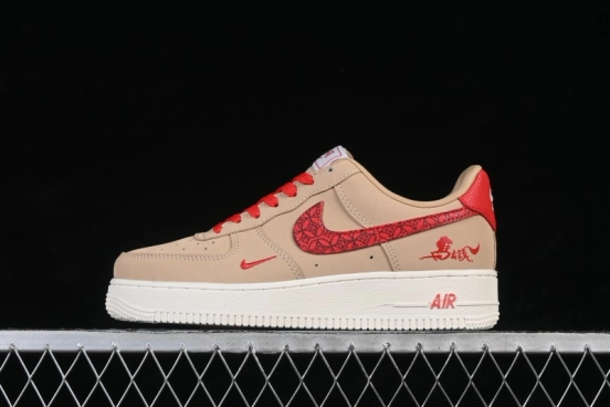 Nike Air Force 1 '07 Low Year of the Horse Limited Edition Casual Sneakers in Red - DF0188-130