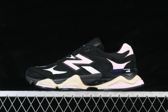 New Balance Retro Running Shoes with ABZORB Cushion and Suede Mesh Upper - U9060JBR