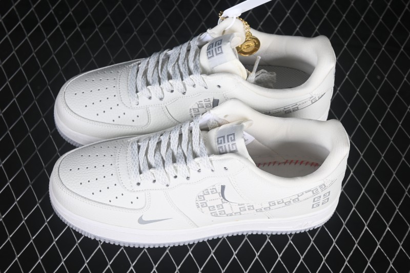 Nike Air Force 1 '07 Low Casual Skateboarding Shoes with Full-Length Air Cushion - WY0655-126