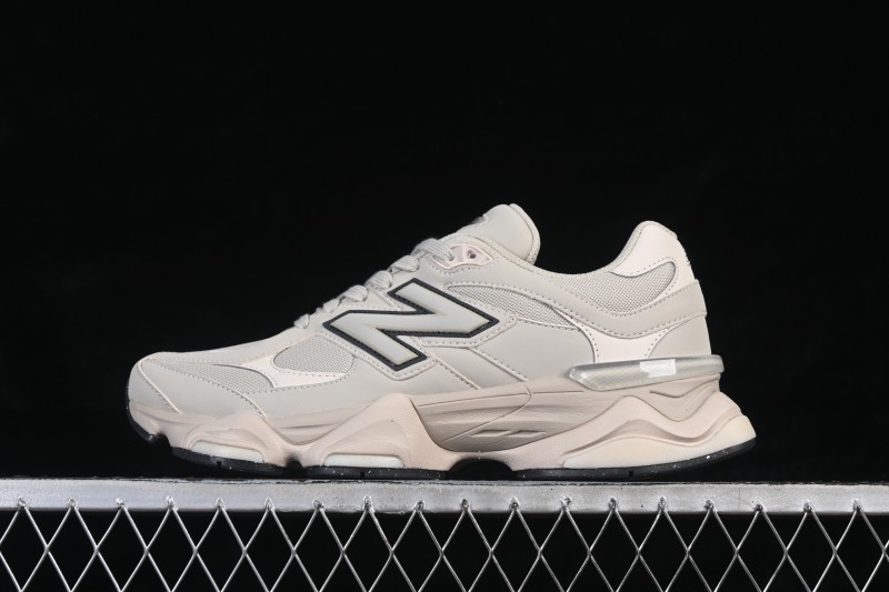 New Balance 9060 Retro Running Shoes with ABZORB Cushioning and Suede Overlays - U906078T