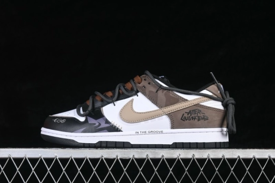 Nike SB Dunk Low Strap Anniversary Custom Low-Top Skateboarding Shoes - HF5441-100