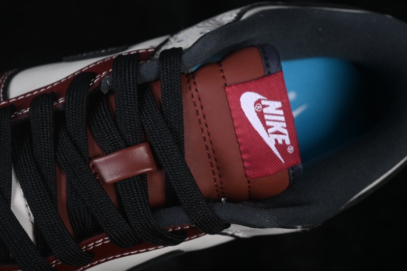 Nike SB Dunk Low Skateboarding Shoes with Cushioned Collar - WR0508-186
