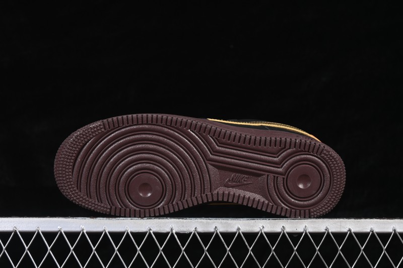 Nike Air Force 1 '07 Low Year of the Horse Limited Edition Black and Gold Casual Sneakers - FV3694-101