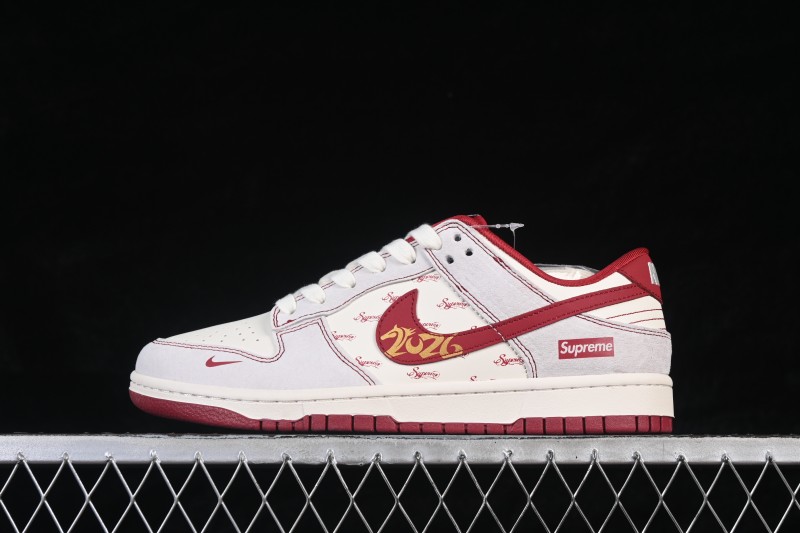 Nike SB Dunk Low Year of the Horse Limited Edition Off-White Premium Low-Top Skateboarding Shoes - JP2026-110