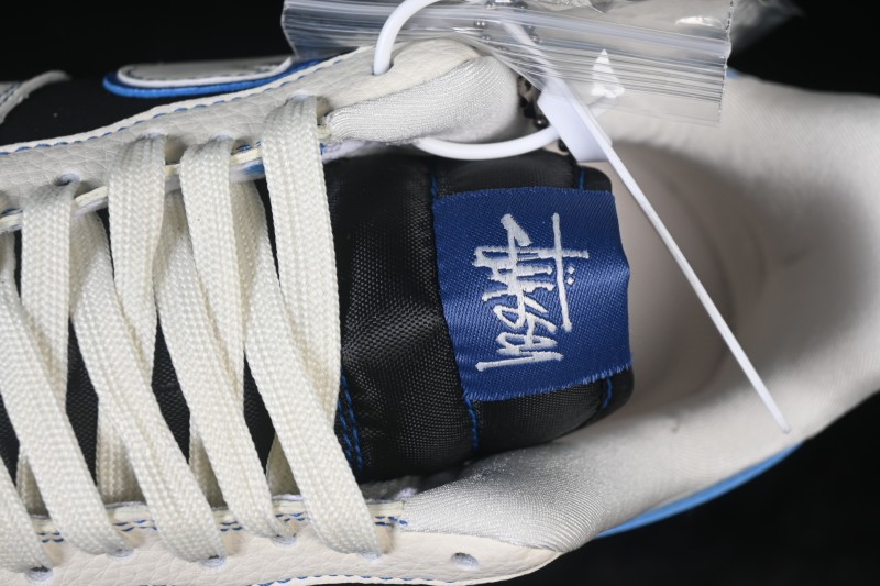 Nike Air Force 1 '07 Low Basketball Shoes with White-Black-Royal Blue Colorway - DN1688-811
