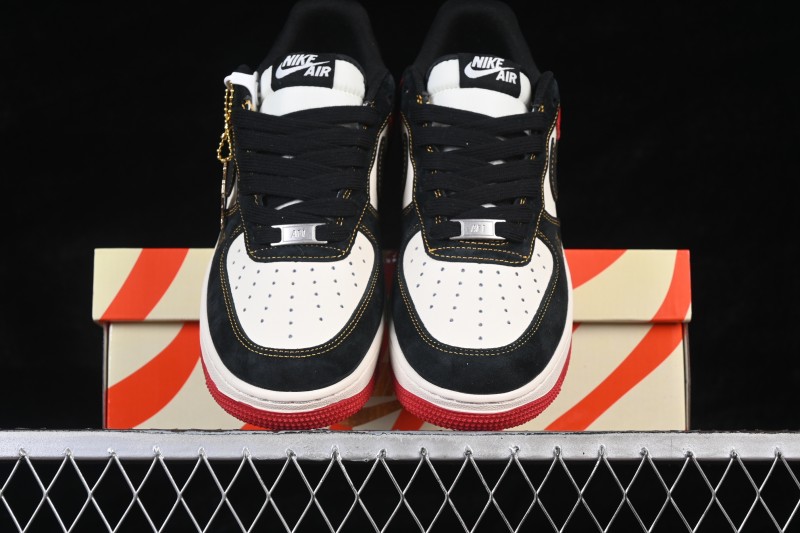 Nike Air Force 1 '07 Low Casual Skate Shoes with Color Blocking Design - HT5088-618