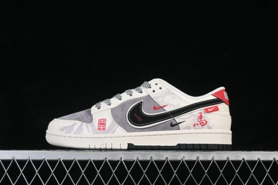 Nike SB Dunk Low Limited Edition Custom Casual Skateboarding Shoes - YX5066-404