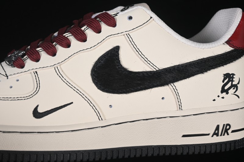 Nike Air Force 1 '07 Low Year of the Horse Limited Edition Porcelain Ink Canvas Sneakers - IB4607-171