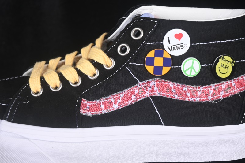 Vans Sk8-Mid Casual Skateboarding Shoes with Classic Design - VN000EGY619