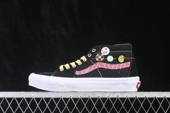 Vans Sk8-Mid Casual Skateboarding Shoes with Classic Design - VN000EGY619