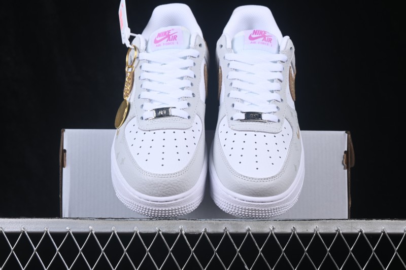 Nike Air Force 1 '07 Low Casual Skateboarding Shoes with Full-Length Air Cushion - IV5732-100