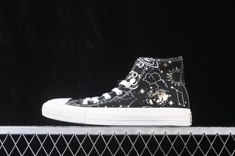 Converse All Star Star Constellation Galaxy Print High-Top Canvas Sneakers - A23870C