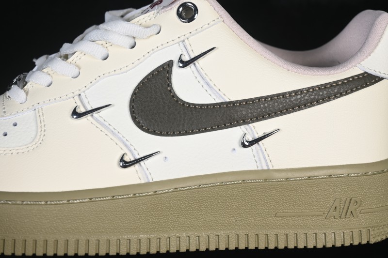 Nike Air Force 1 '07 Low Basketball Shoes with Classic Leather Upper and Air-Sole Cushioning - IQ9802-022