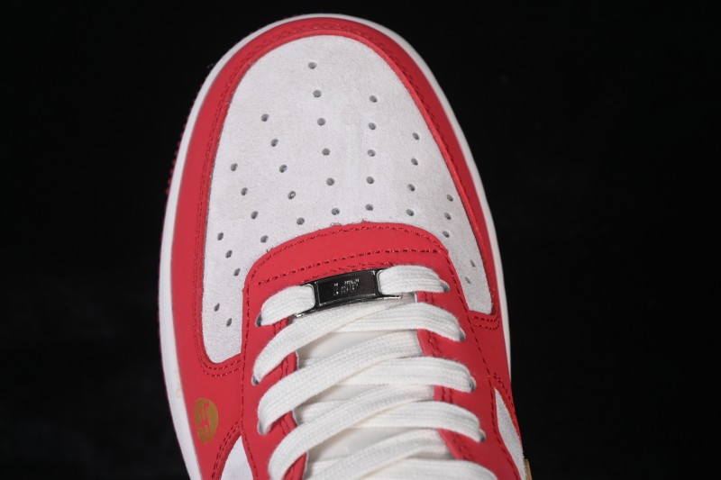 Nike Air Force 1 '07 Low Chinese New Year Edition Red Black Gold Colorway Casual Skateboarding Shoes - JP2026-139