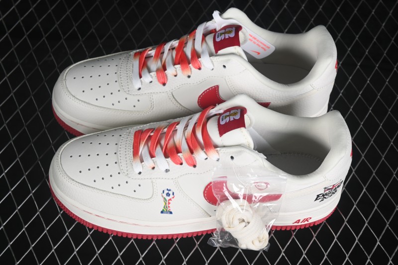 Nike Air Force 1 '07 Low World Cup Theme Air Force One Low-Top Casual Sneakers - DW8806-026