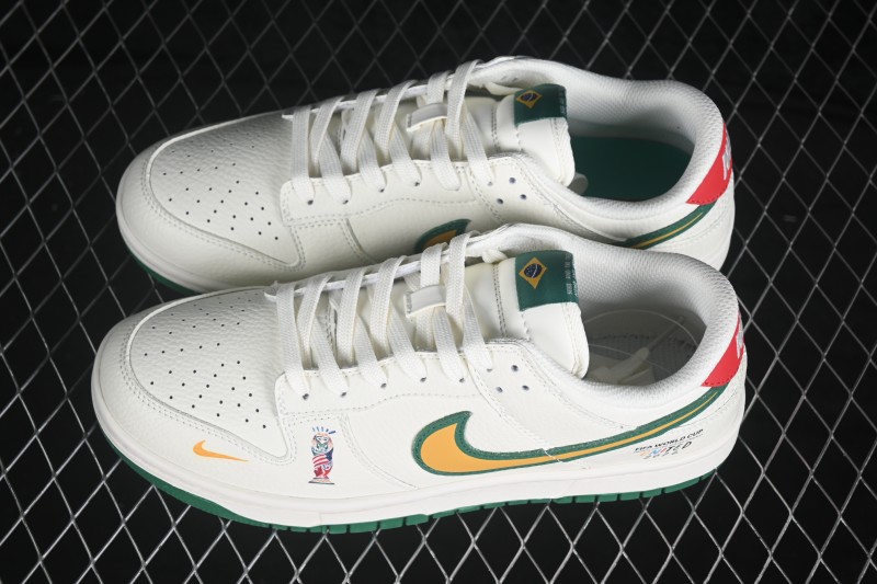 Nike SB Dunk Low World Cup Theme Custom Premium Low-Top Skateboarding Shoes - NH0601-495