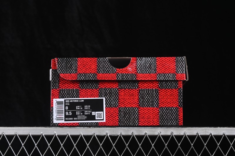 Nike Air Force 1 '07 Low Collaboration Casual Skateboarding Shoes with Full-Length Air Cushion - RD1988-003
