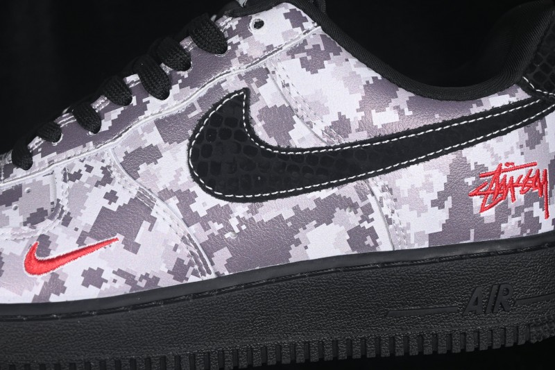 Nike Air Force 1 '07 Low Collaboration Casual Skateboarding Shoes with Full-Length Air Cushion - JL8888-001