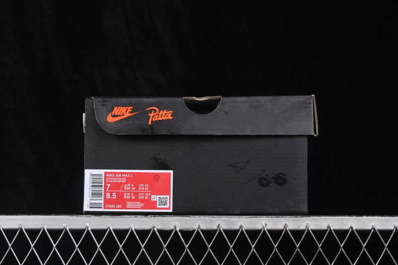 Nike Air Max 1 Retro Running Shoes with Half-Sole Air Cushion - II7055-100