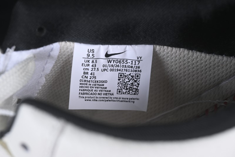 Nike Air Force 1 '07 Low Retro Casual Sneakers with Full-Length Air Cushion - WY0655-117