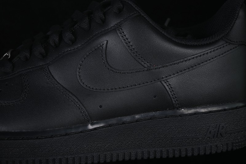 Nike Air Force 1 '07 Low All-White Leather Casual Sneakers - CW2288-001
