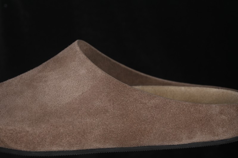 The Row Hudson Round Toe Half-Head Casual Mule Slippers - ALP
