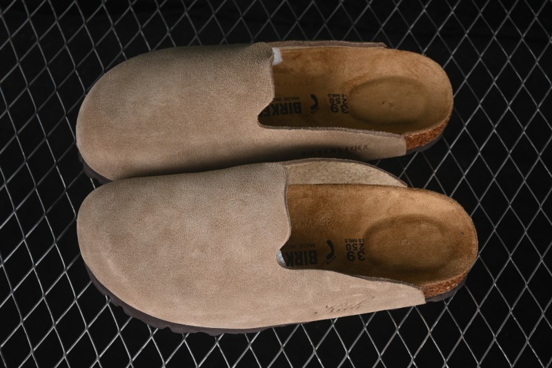 Birkenstock Suede Shearling Lined Clogs - 1033164