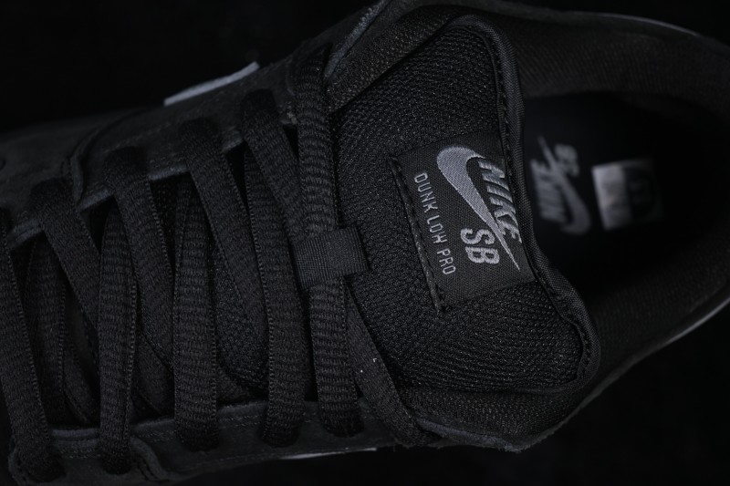 Nike SB Dunk Low Pro Black Gum Grey Skateboarding Shoes - BQ6817-010