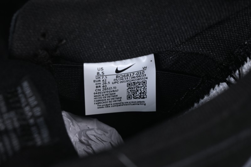 Nike SB Dunk Low Pro Black Gum Grey Skateboarding Shoes - BQ6817-010