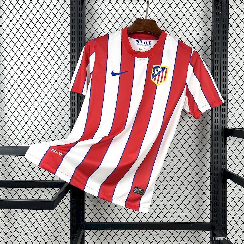 2011/12 Retro Atletico Madrid Home Jersey
