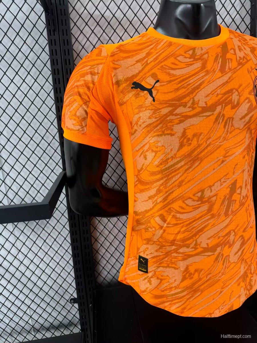 Player Version 25/26 AC Milan Goalkeeper Third Orange Jersey