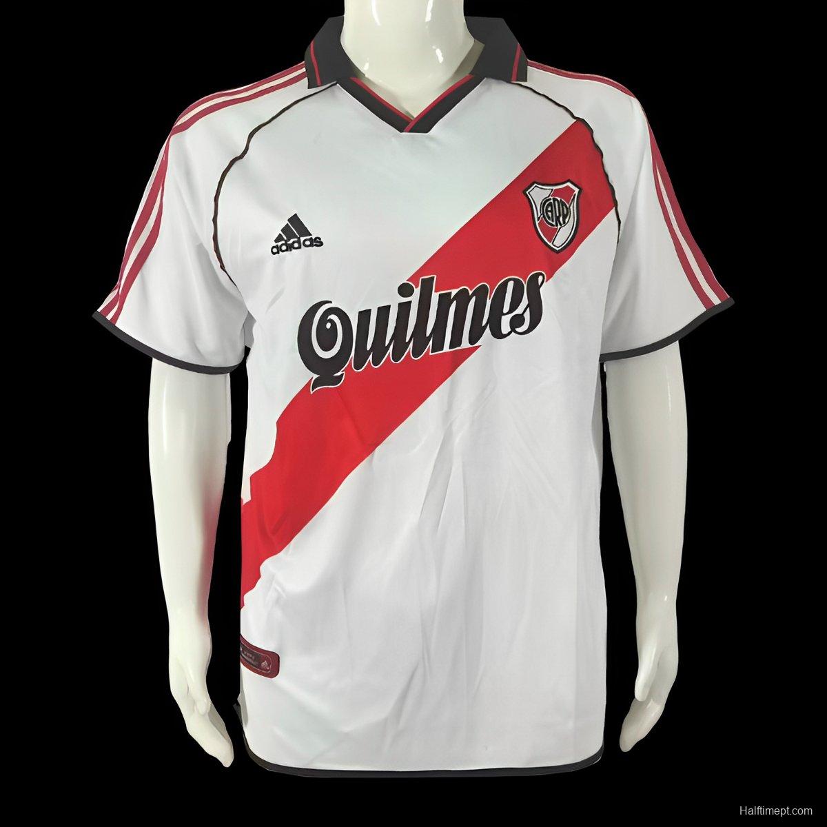 Retro 00/01 River Plate Home Jersey