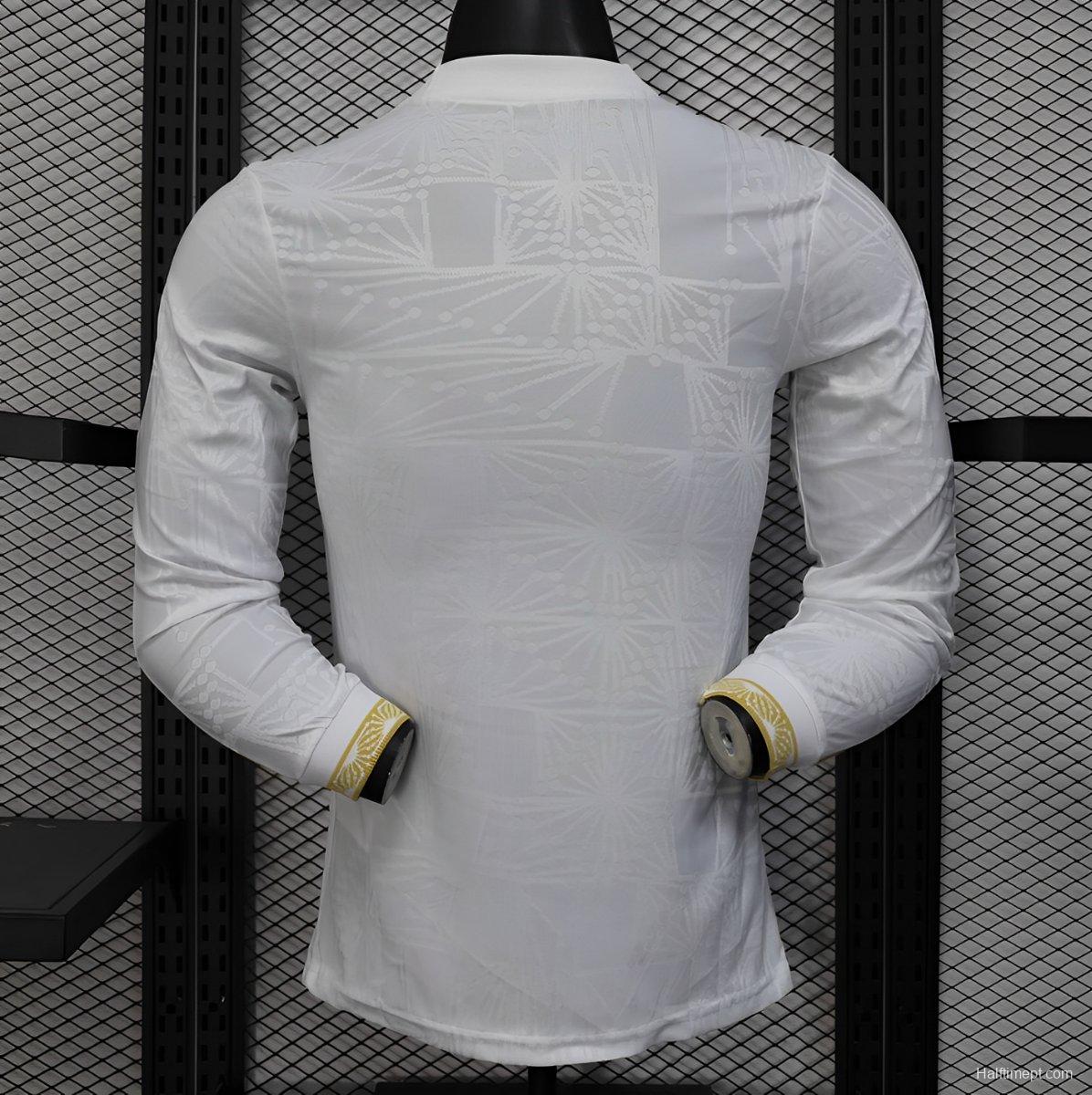 2025 Mexico Gold Cup WHITE Long Sleeve Jersey