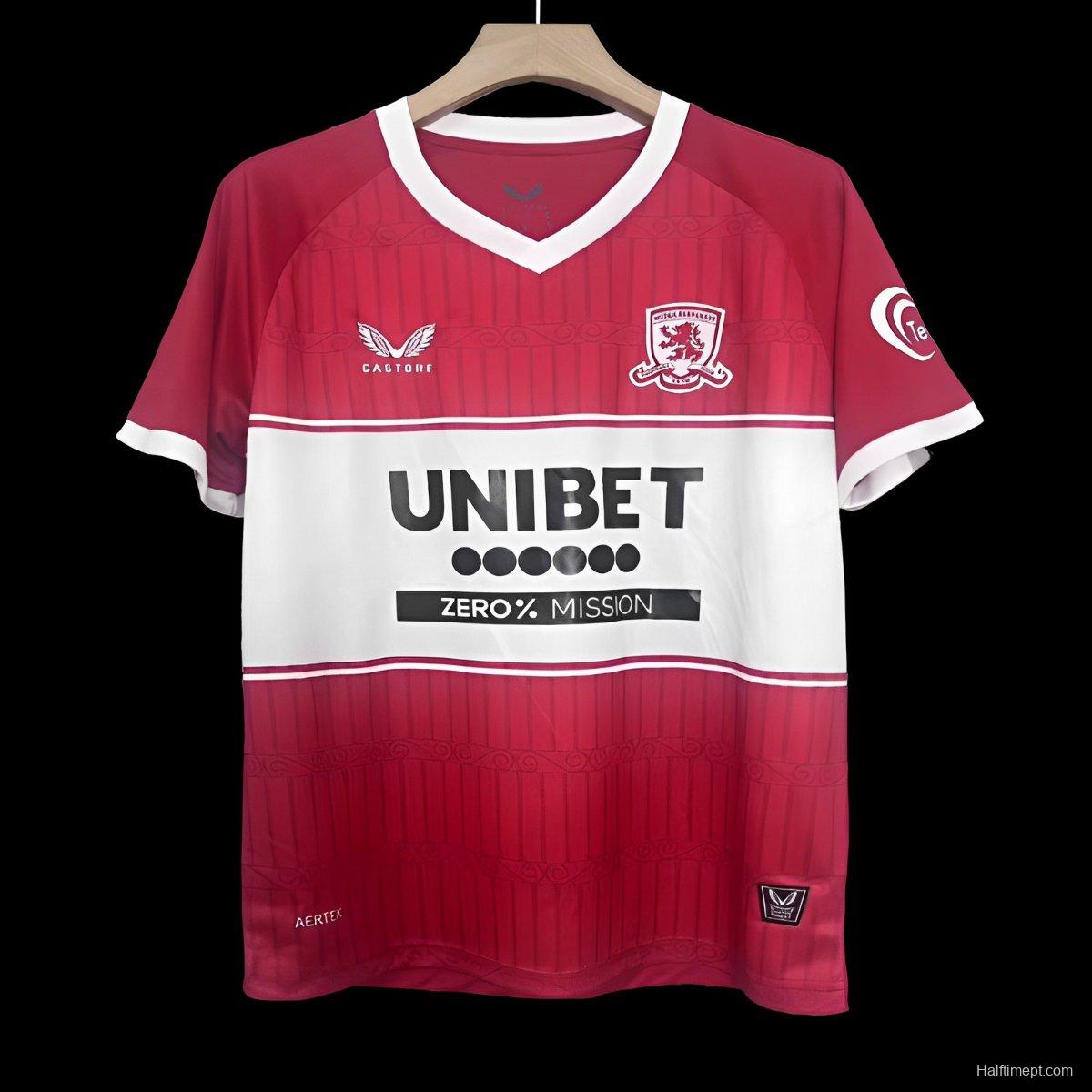25/26 Middlesbrough Home Jersey