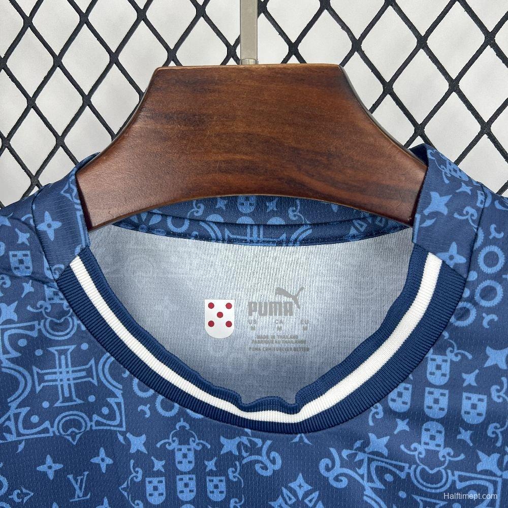 2025 Portugal Louis Vuitton Navy Special Jersey