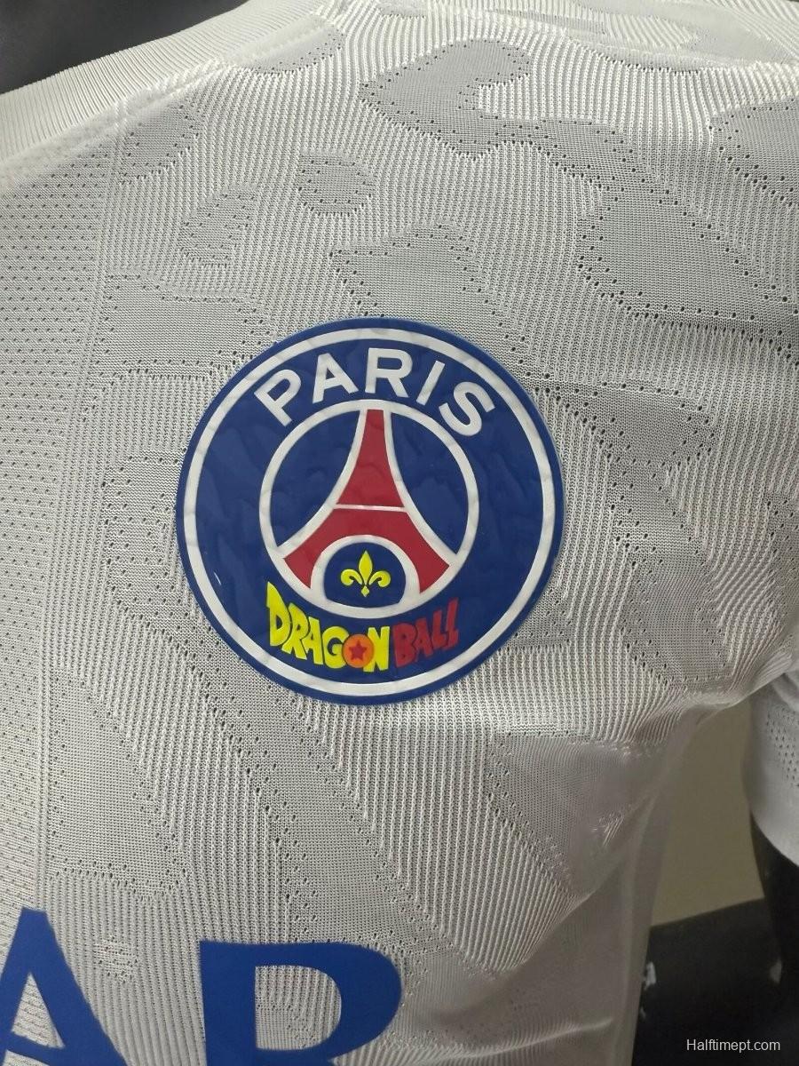 Player Version 25/26 PSG x Dragon Ball White Special Jersey