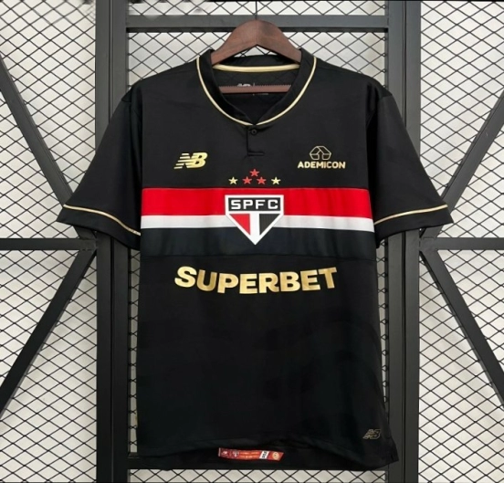 25/26 Sao Paulo Third Black Jersey