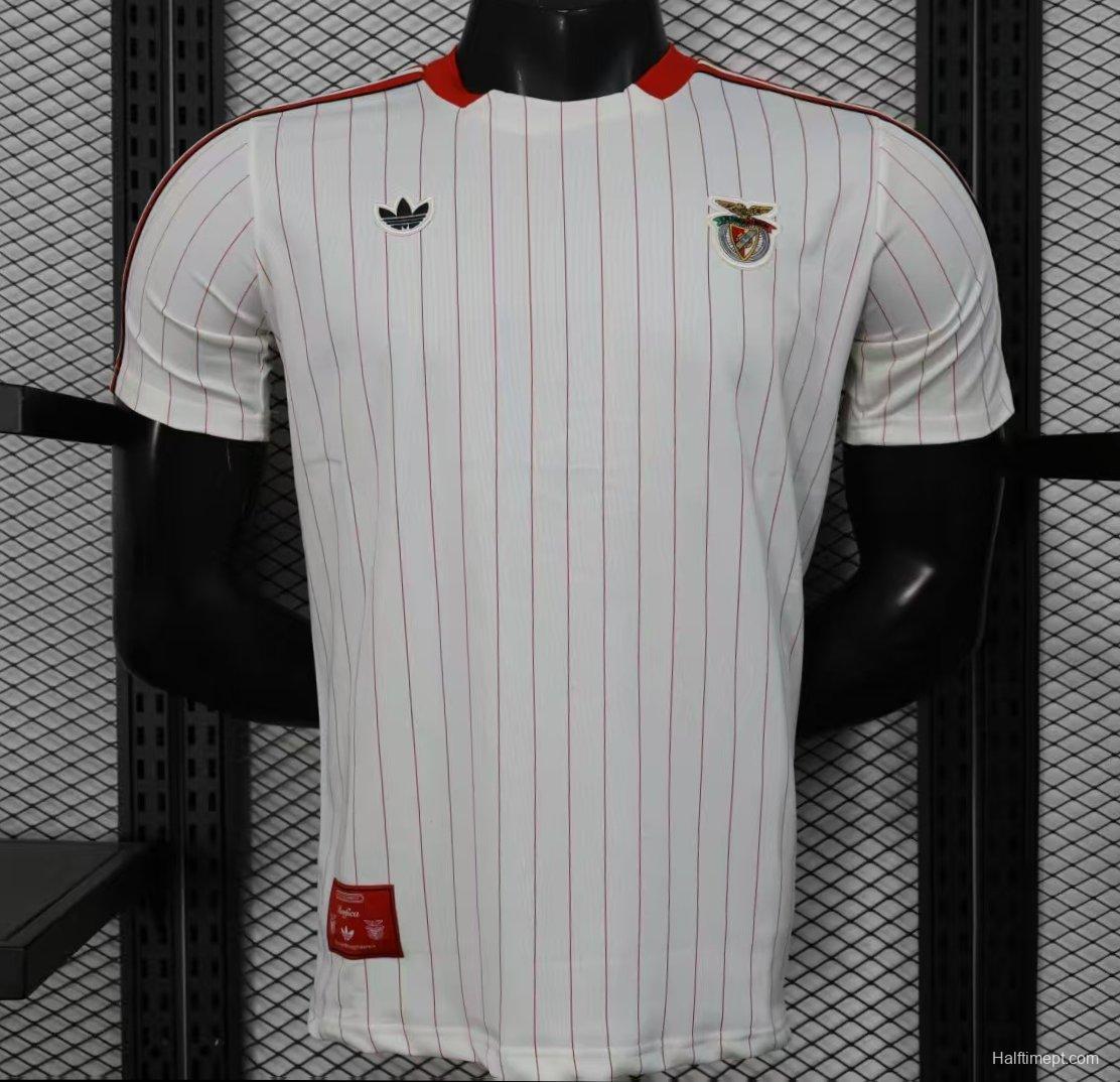 Player Version 25/26 Benfica White Casual Jersey