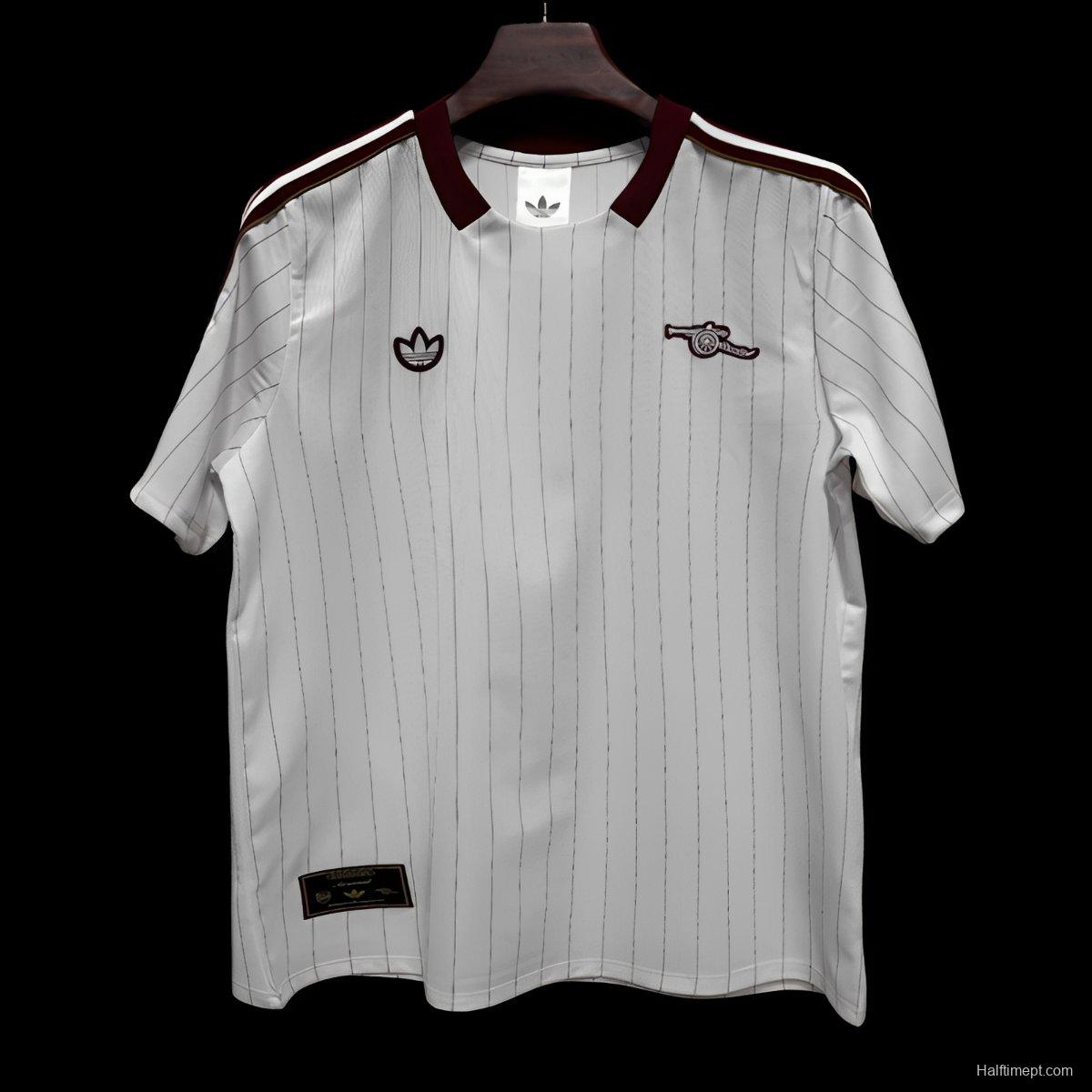 2026 Arsenal Adidas Terrace Icons White Jersey