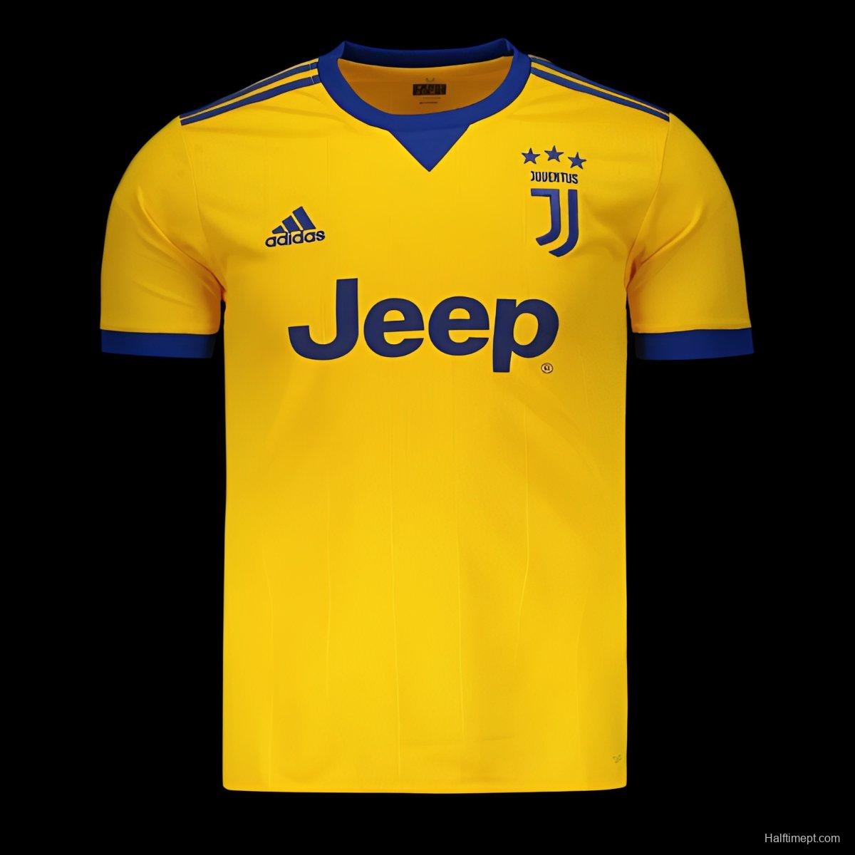 Retro 17/18 Juventus FC Away Yellow Jersey