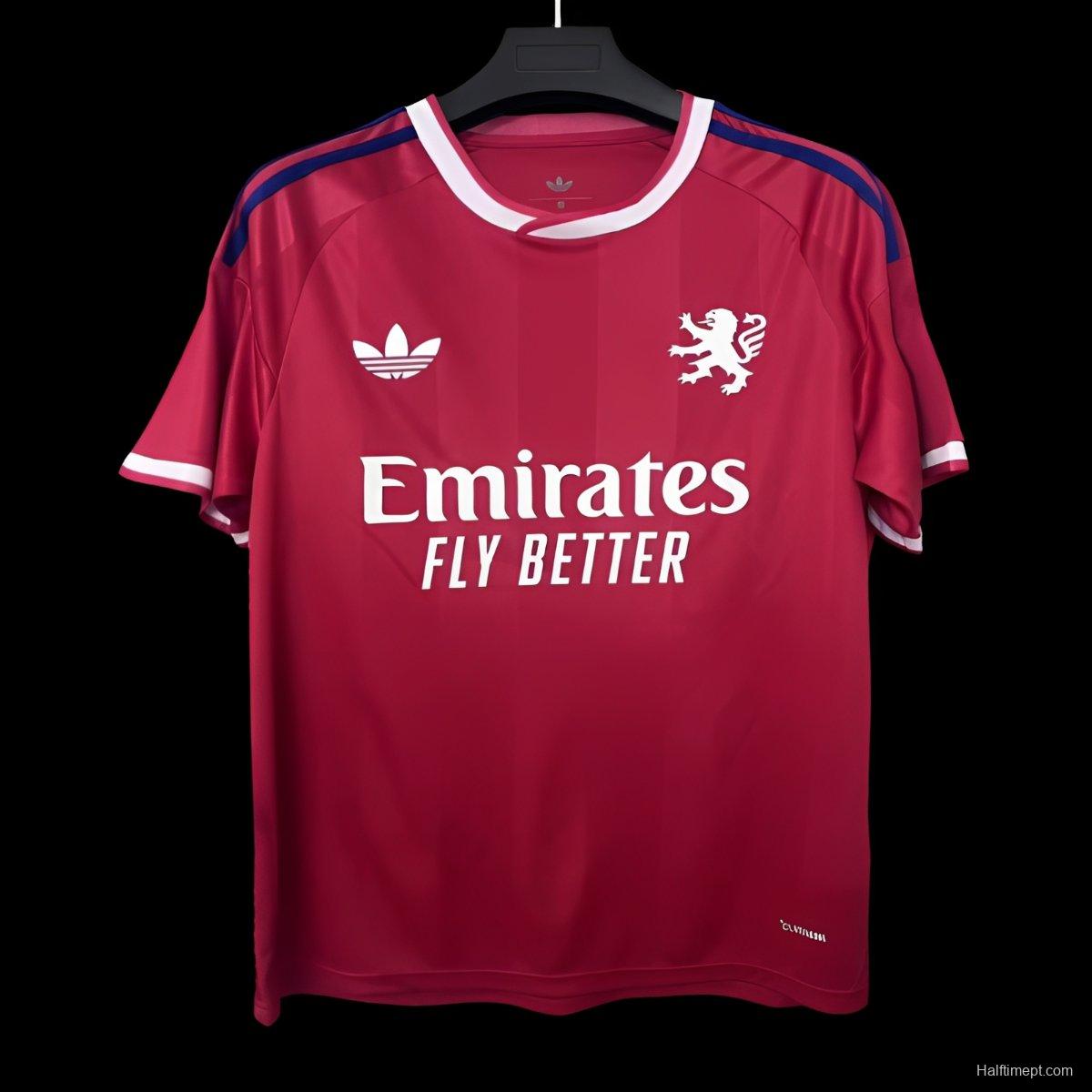 26/27 Olympique Lyonnais  Away Lyon Red Jersey