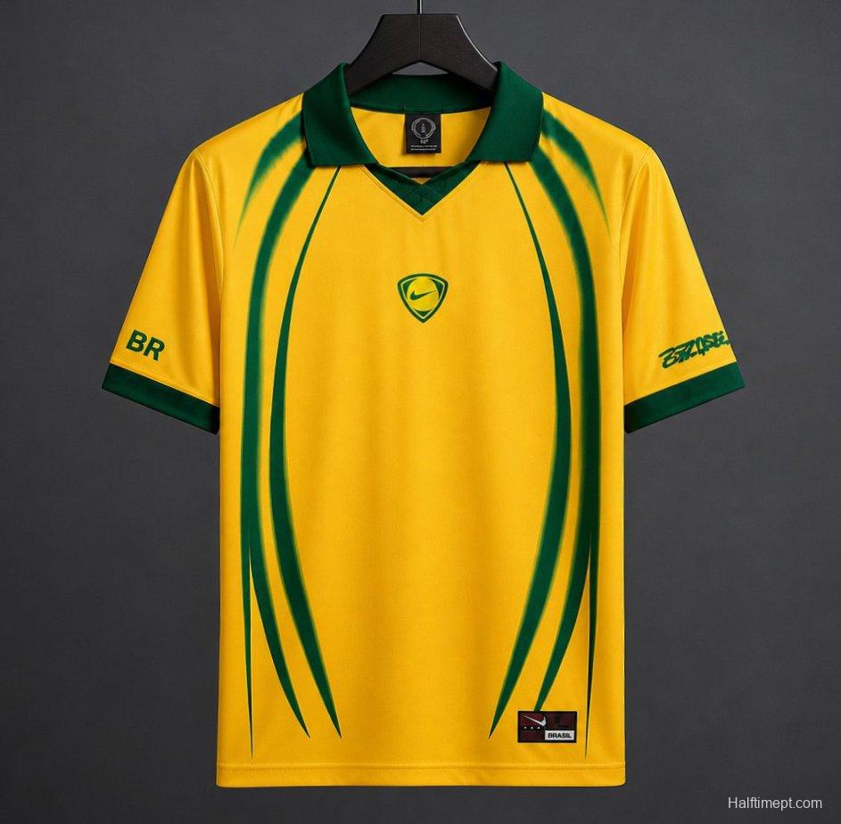 2026 Brazil x Scott Cactus Jack Total 90 Retro Yellow Jersey