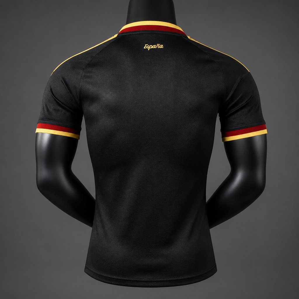 Player Version 2026 Spain Away Black Jersey