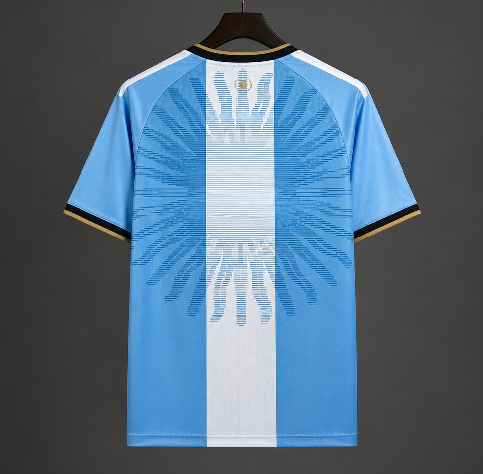 2026 Argentina x Messi Home Light Blue/White Jersey
