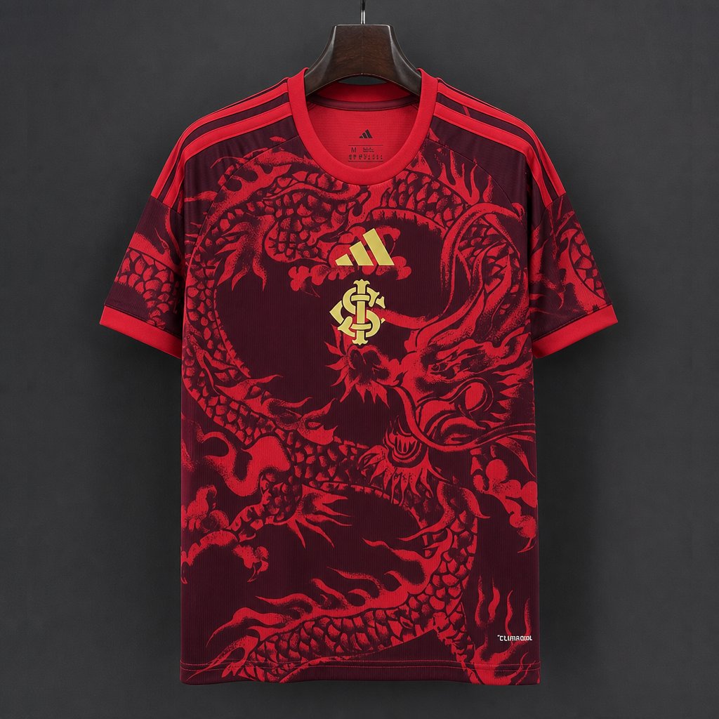 26/27 SC Internacional Red with Dragon Pattern Special Edition Jersey