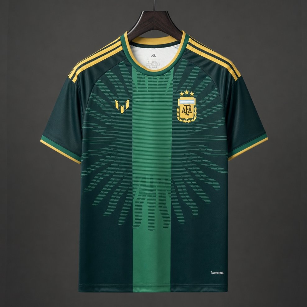 2026 Argentina Messi Farewell Commemorative Goalkeeper Dark Green Jersey